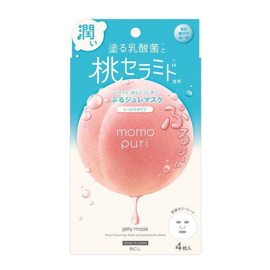 ももぷり 潤いぷるジュレマスク　4枚入り