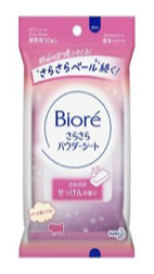 ビオレ さらさらパウダーシート　せっけんの香り [携帯用]